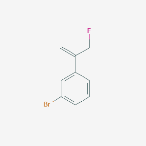 molecular formula C9H8BrF B2784517 1-Bromo-3-(3-fluoroprop-1-en-2-yl)benzene CAS No. 2241141-20-6