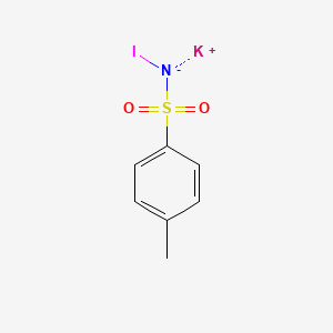molecular formula C7H7IKNO2S B2784542 Potassium iodo(4-methylbenzenesulfonyl)azanide CAS No. 76152-15-3
