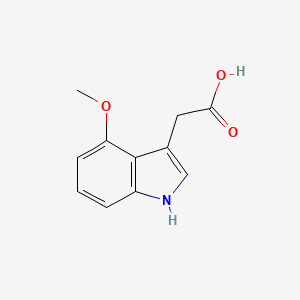 molecular formula C11H11NO3 B2784577 2-(4-methoxy-1H-indol-3-yl)acetic Acid CAS No. 17897-49-3