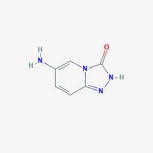 molecular formula C6H6N4O B2784595 6-氨基-2H-[1,2,4]三唑并[4,3-a]吡啶-3-酮 CAS No. 1343323-60-3