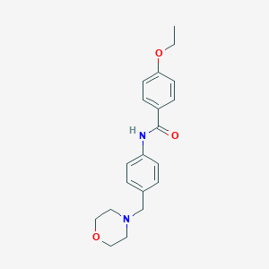 4-ethoxy-N-[4-(morpholin-4-ylmethyl)phenyl]benzamide