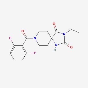 8-(2,6-Difluorobenzoyl)-3-ethyl-1,3,8-triazaspiro[4.5]decane-2,4-dione