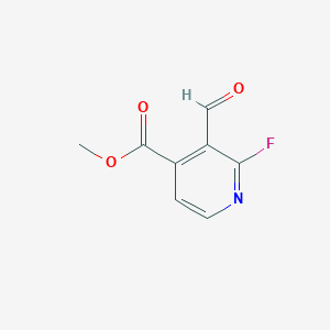 Methyl 2-fluoro-3-formylpyridine-4-carboxylate