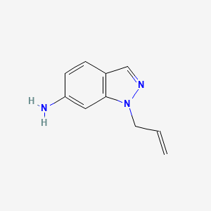 molecular formula C10H11N3 B2784703 1-(prop-2-en-1-yl)-1H-indazol-6-amine CAS No. 123177-51-5