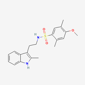 4-methoxy-2,5-dimethyl-N-[2-(2-methyl-1H-indol-3-yl)ethyl]benzenesulfonamide