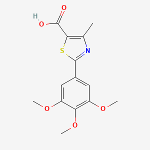 4-methyl-2-(3,4,5-trimethoxyphenyl)-1,3-thiazole-5-carboxylic Acid