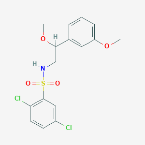 2,5-dichloro-N-(2-methoxy-2-(3-methoxyphenyl)ethyl)benzenesulfonamide