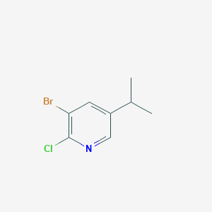 molecular formula C8H9BrClN B2784764 3-Bromo-2-chloro-5-propan-2-ylpyridine CAS No. 2567497-06-5