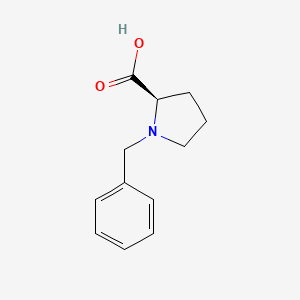 molecular formula C12H15NO2 B2784782 (R)-1-Benzylpyrrolidine-2-carboxylic acid CAS No. 53912-80-4; 56080-99-0