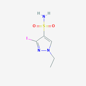 1-Ethyl-3-iodopyrazole-4-sulfonamide