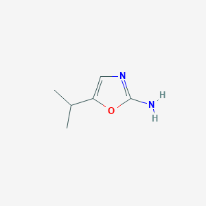 molecular formula C6H10N2O B2784836 5-Isopropyloxazol-2-amine CAS No. 33124-06-0