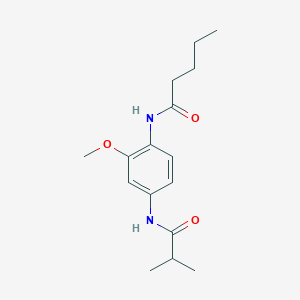 N-[4-(isobutyrylamino)-2-methoxyphenyl]pentanamide