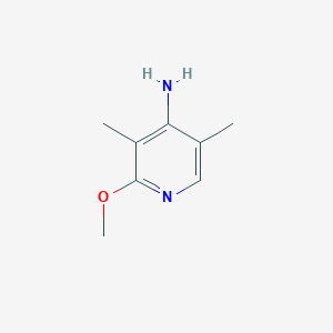 molecular formula C8H12N2O B2784850 2-Methoxy-3,5-dimethylpyridin-4-amine CAS No. 1429510-61-1