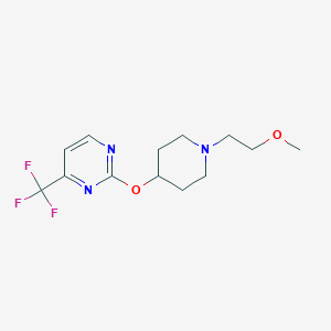 2-[1-(2-Methoxyethyl)piperidin-4-yl]oxy-4-(trifluoromethyl)pyrimidine