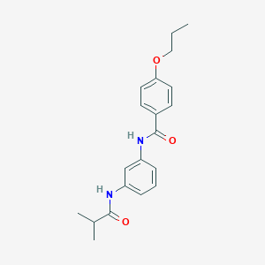 N-[3-(isobutyrylamino)phenyl]-4-propoxybenzamide
