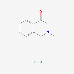 molecular formula C10H12ClNO B2784898 2-Methyl-2,3-dihydroisoquinolin-4(1H)-one hydrochloride CAS No. 20458-78-0