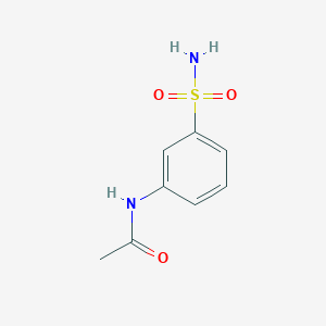 molecular formula C8H10N2O3S B2784904 N-(3-磺酰氨基苯基)乙酰胺 CAS No. 23010-42-6