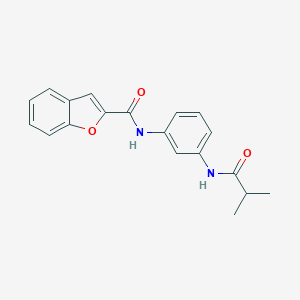 N-[3-(isobutyrylamino)phenyl]-1-benzofuran-2-carboxamide