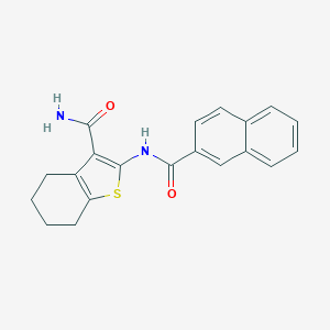 2-(2-Naphthamido)-4,5,6,7-tetrahydrobenzo[b]thiophene-3-carboxamide