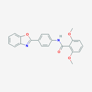 N-[4-(1,3-benzoxazol-2-yl)phenyl]-2,6-dimethoxybenzamide