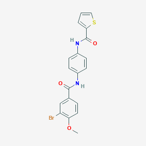 N-{4-[(3-bromo-4-methoxybenzoyl)amino]phenyl}-2-thiophenecarboxamide