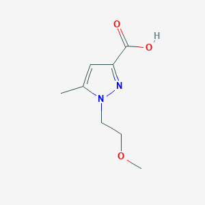 B2785177 1-(2-Methoxyethyl)-5-methyl-1H-pyrazole-3-carboxylic acid CAS No. 1175127-14-6