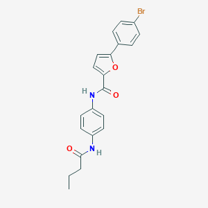 5-(4-bromophenyl)-N-[4-(butanoylamino)phenyl]furan-2-carboxamide