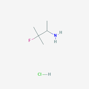 B2785192 3-Fluoro-3-methylbutan-2-amine;hydrochloride CAS No. 2580208-31-5