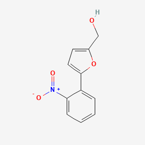 molecular formula C11H9NO4 B2785213 (5-(2-Nitrophenyl)furan-2-yl)methanol CAS No. 40105-90-6
