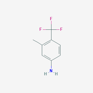 molecular formula C8H8F3N B2785292 3-Methyl-4-(trifluoromethyl)aniline CAS No. 106877-31-0