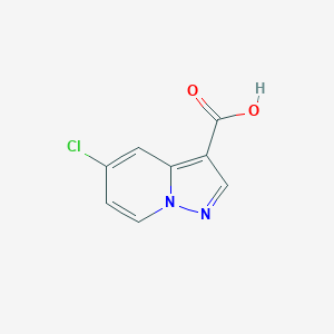 molecular formula C8H5ClN2O2 B2785314 5-Chloropyrazolo[1,5-a]pyridine-3-carboxylic acid CAS No. 1352396-54-3