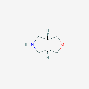 molecular formula C6H11NO B2785333 trans-Hexahydro-1h-furo[3,4-c]pyrrole CAS No. 2098127-36-5