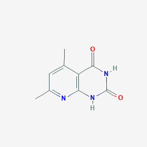 molecular formula C9H9N3O2 B2785341 5,7-dimethylpyrido[2,3-d]pyrimidine-2,4(1H,3H)-dione CAS No. 2006-81-7