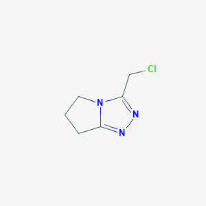 3-(chloromethyl)-5H,6H,7H-pyrrolo[2,1-c][1,2,4]triazole