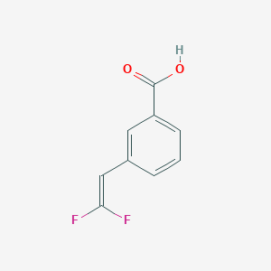 molecular formula C9H6F2O2 B2785354 3-(2,2-Difluoroethenyl)benzoic acid CAS No. 2287315-95-9