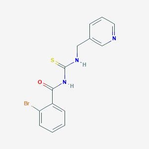N-(2-bromobenzoyl)-N'-(3-pyridinylmethyl)thiourea