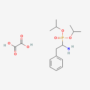 molecular formula C16H26NO7P B2785375 Diisopropyl (1-amino-2-phenylethyl)phosphonate oxalate CAS No. 1216660-41-1