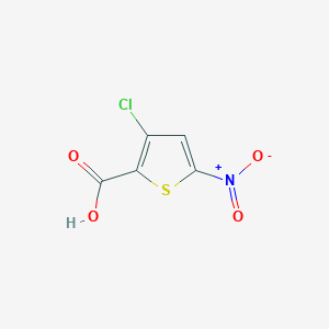 molecular formula C5H2ClNO4S B2785384 3-Chloro-5-nitrothiophene-2-carboxylic acid CAS No. 2470438-69-6