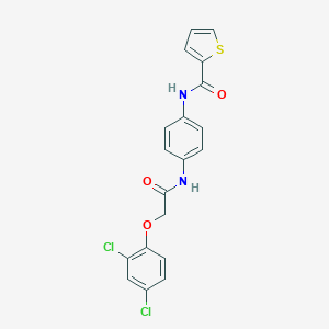 N-(4-{[(2,4-dichlorophenoxy)acetyl]amino}phenyl)thiophene-2-carboxamide