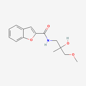 N-(2-hydroxy-3-methoxy-2-methylpropyl)benzofuran-2-carboxamide