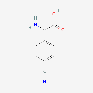 2-Amino-2-(4-cyanophenyl)acetic acid
