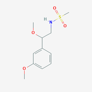 B2785484 N-(2-methoxy-2-(3-methoxyphenyl)ethyl)methanesulfonamide CAS No. 1797880-08-0