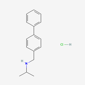 [(4-Phenylphenyl)methyl](propan-2-yl)amine hydrochloride