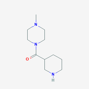 molecular formula C11H21N3O B2785491 (4-Methylpiperazin-1-yl)(piperidin-3-yl)methanone CAS No. 792906-73-1