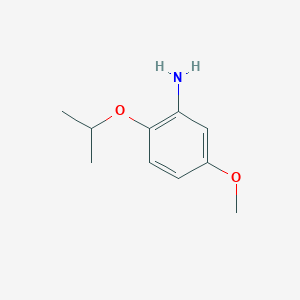 molecular formula C10H15NO2 B2785509 5-Methoxy-2-(propan-2-yloxy)aniline CAS No. 151598-61-7