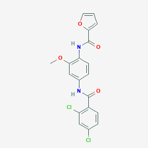 N-{4-[(2,4-dichlorobenzoyl)amino]-2-methoxyphenyl}-2-furamide