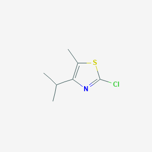 molecular formula C7H10ClNS B2785523 2-Chloro-4-isopropyl-5-methylthiazole CAS No. 1342647-34-0