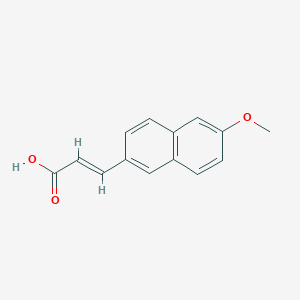 molecular formula C14H12O3 B2785525 (2E)-3-(6-methoxy-2-naphthyl)acrylic acid CAS No. 3453-39-2