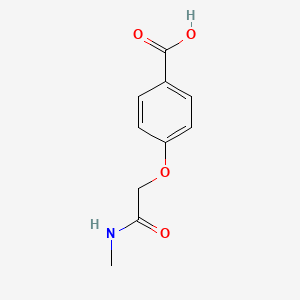molecular formula C10H11NO4 B2785546 4-[(Methylcarbamoyl)methoxy]benzoic acid CAS No. 355390-77-1