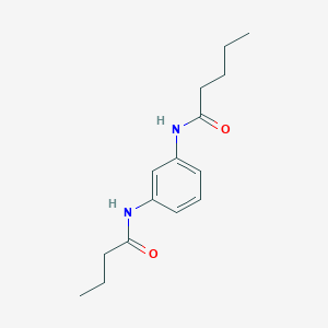 N-[3-(butanoylamino)phenyl]pentanamide
